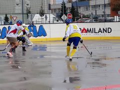 Hokejbal - HBK Board Vrakuňa vs SAV Lamač