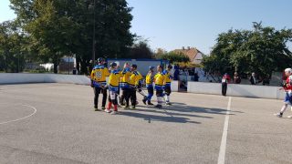 Hokejbalový zápas Hancop Dolné hony vs Slávia Právnik