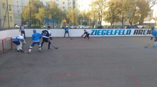 Hokejbalový zápas BHBL Ziegelfeld vs HBK 500 Nivy