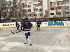 Hokejbalový zápas BHBL Ramiland Vrakuňa vs Profis Podunajské Biskupice