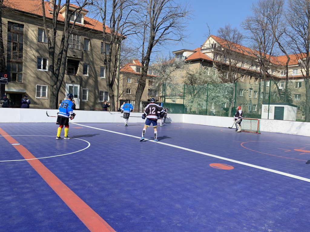 Bratislavská hokejbalová liga HBK 500 Nivy vs Ziegelfeld